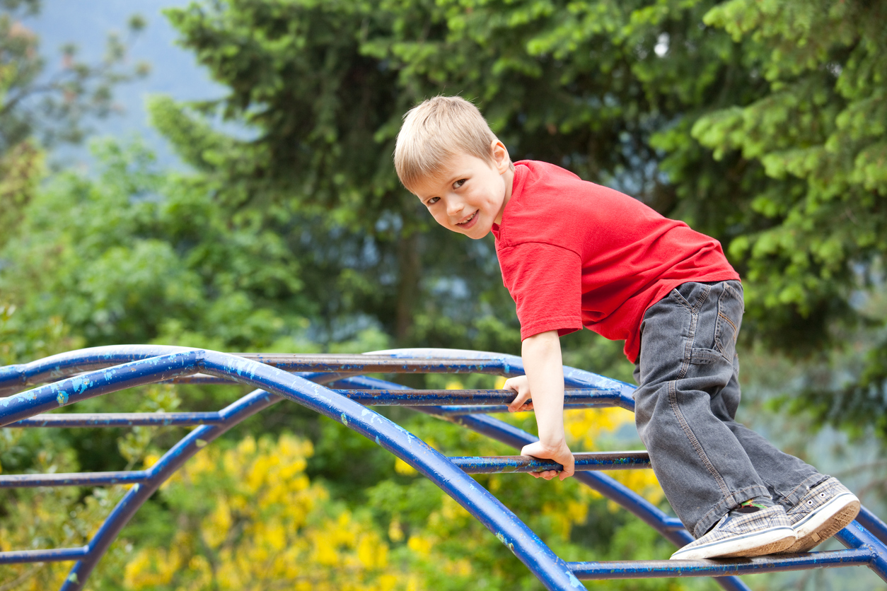 Boy on Playground